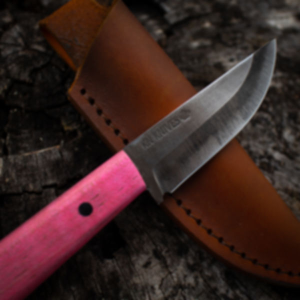BAKEAPPLE Belt Knife - [Hot Pink Maple]