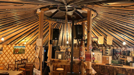 Intérieur de la khutte