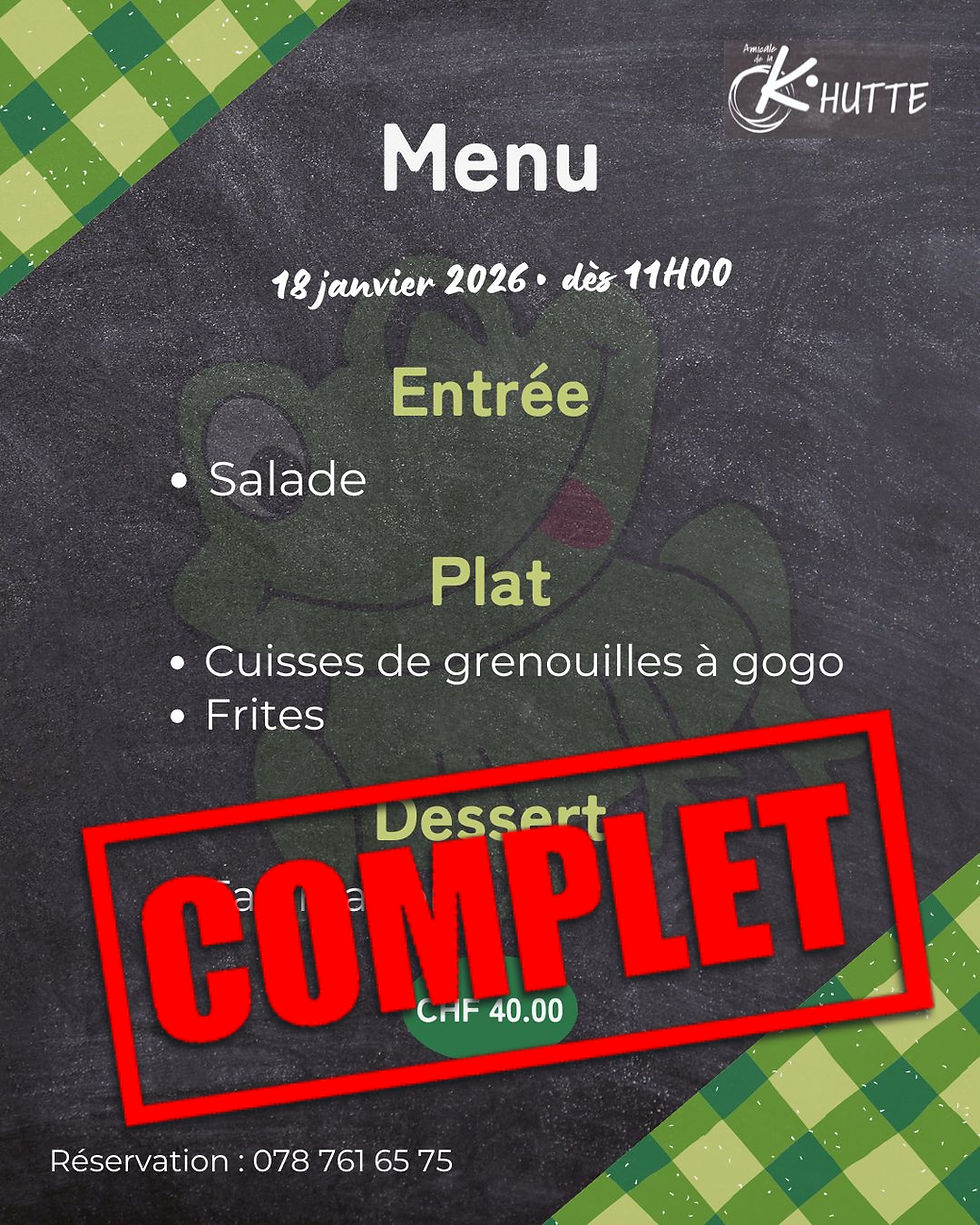 Repas : Cuisses de grenouilles à gogo