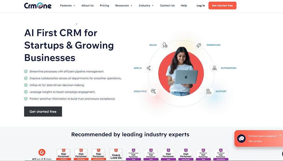 CrmOne for call cener automation
