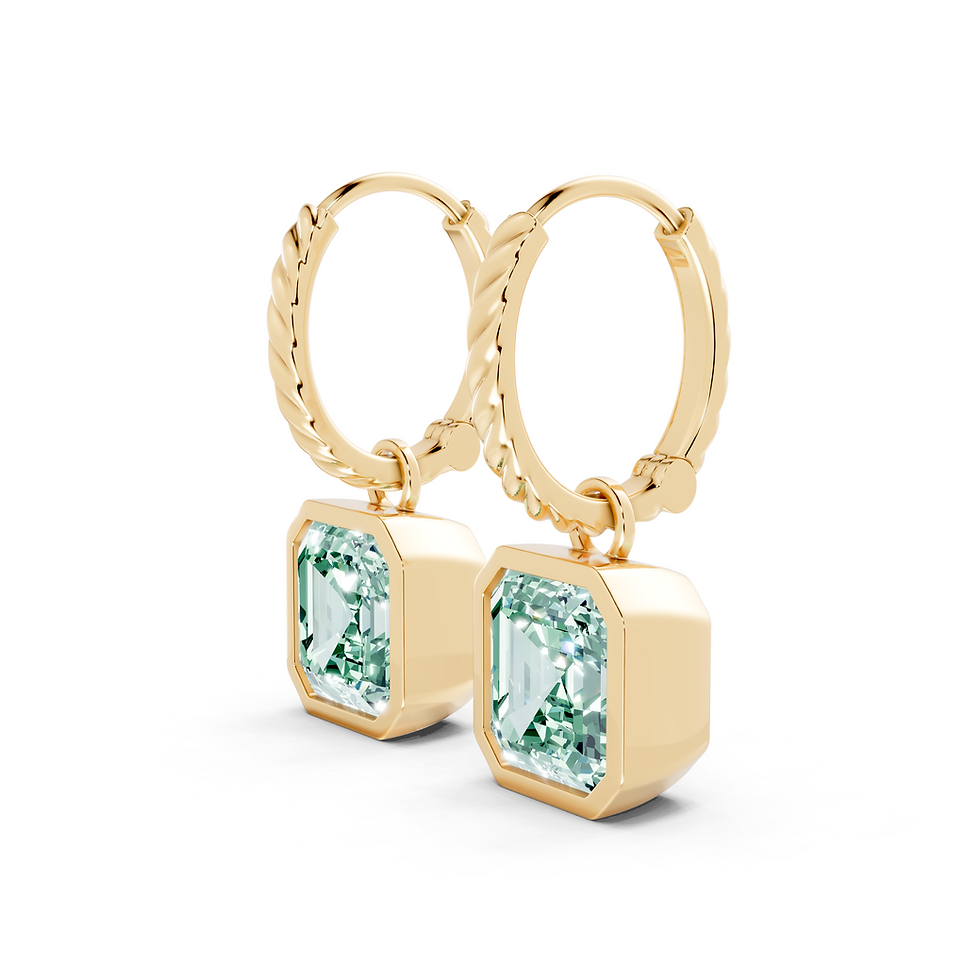 Thumbnail: Bezel Reign Drop - Green Amethyst