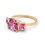 Thumbnail: Blush Trinity Ring - Pink Sapphire