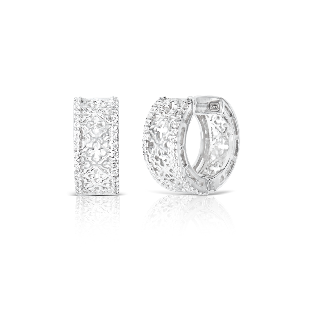 Grandeur Silver Hoops