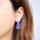 Thumbnail: Panna Meena Blue Topaz Earrings