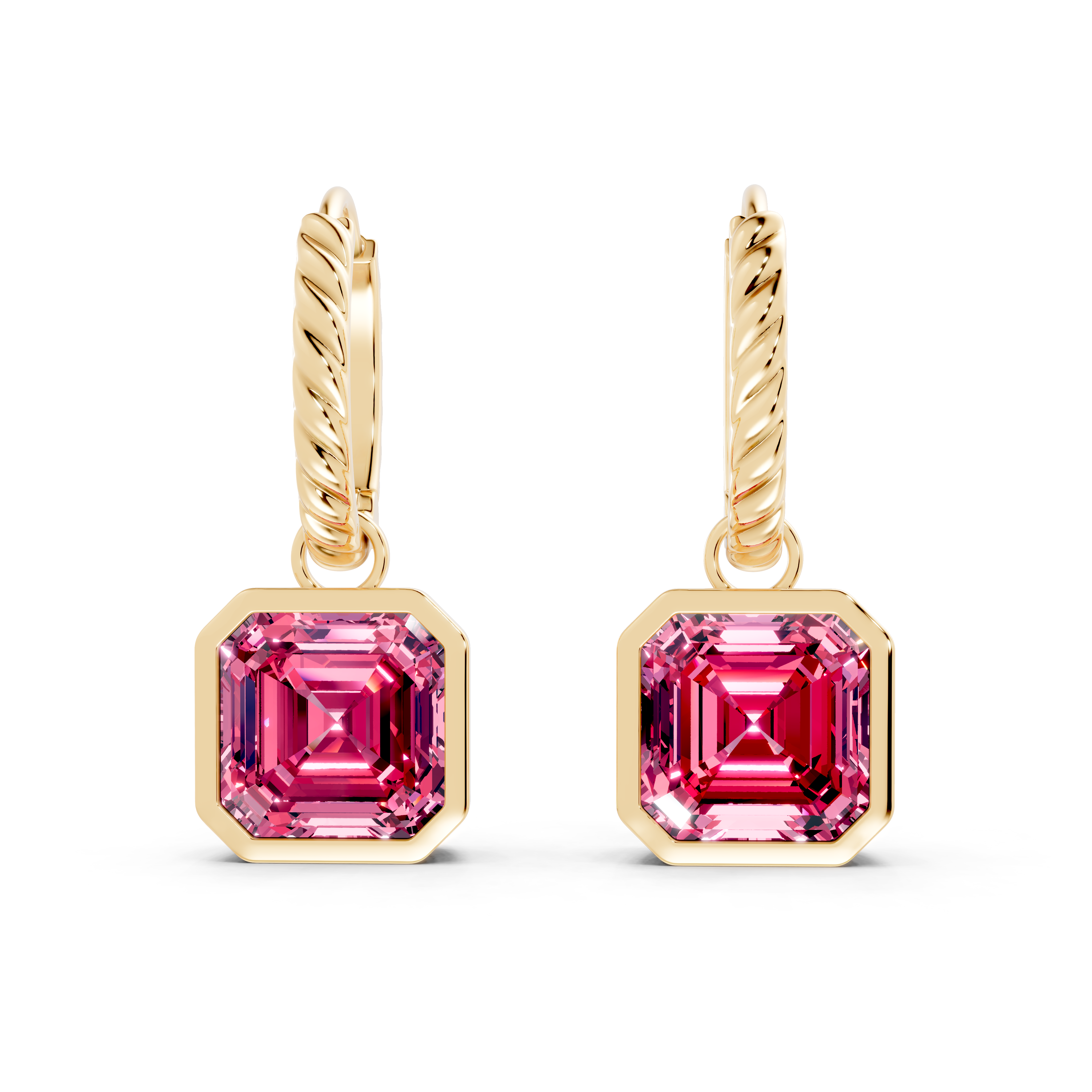 Bezel Reign Drop - Pink Sapphire