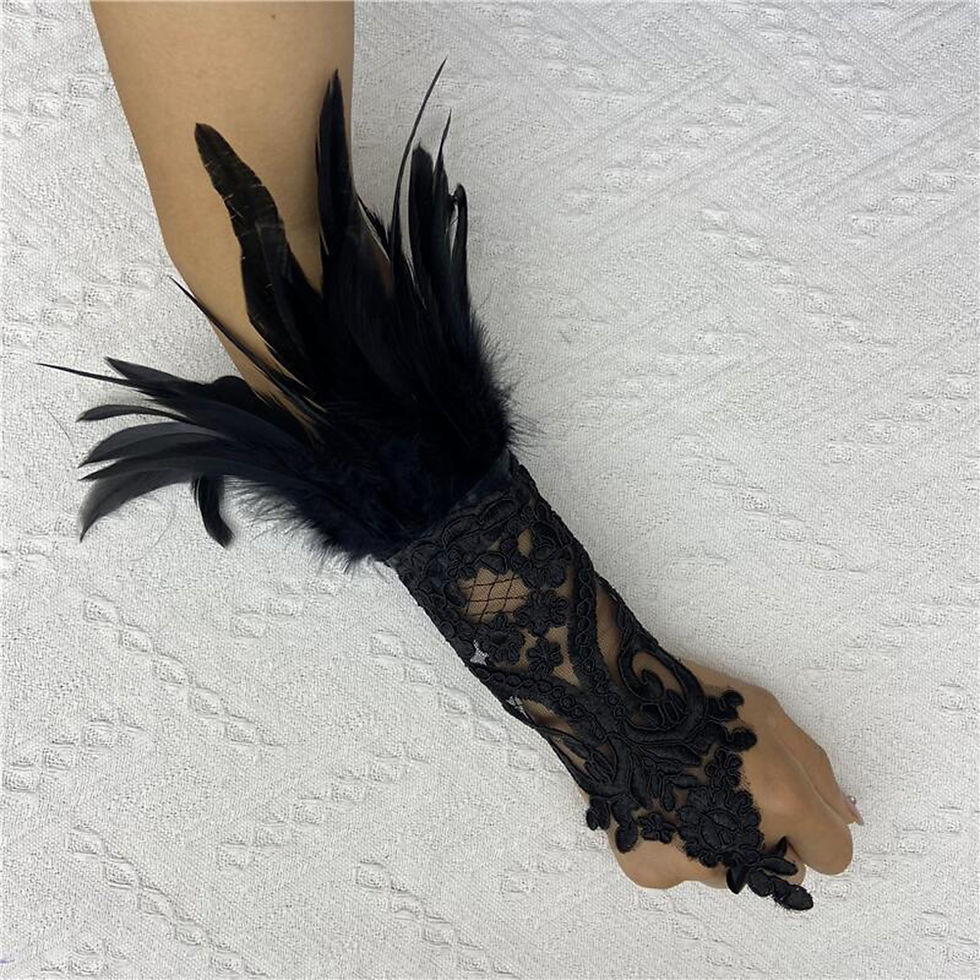 Thumbnail: Ravenwing Lace Gloves