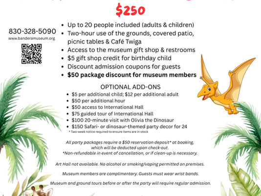 New Birthday Packages Launched!