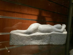 Reclining woman 5.9 x1.6 x1.6in