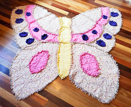 Sewn butterfly