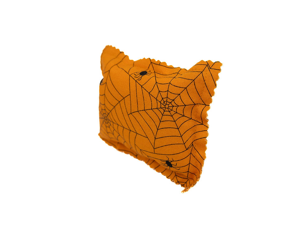 Spider & Spider Web Sachet filled with Stuffing and Fragrant Handpicked Oregon Lavender.