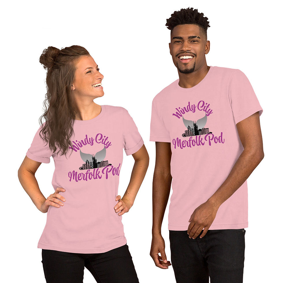 Thumbnail: Windy City Merfolk Pod Short-Sleeve Unisex T-Shirt