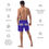 Thumbnail: Navy Merwrangler All-Over Print Recycled Swim Trunks