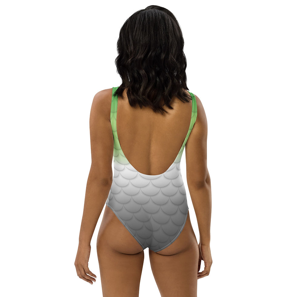 Thumbnail: Aromantic Scale One-Piece Swimsuit