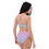 Thumbnail: Cotton Candy Scales Recycled high-waisted bikini