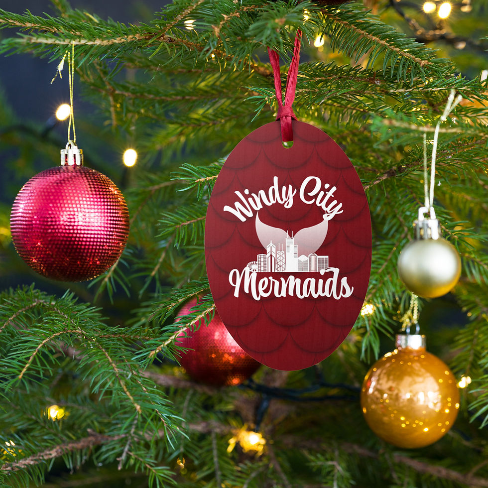 Thumbnail: Red Scale Wooden ornaments