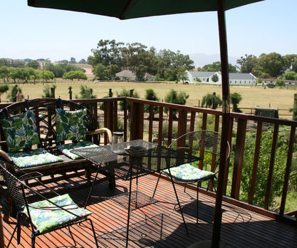 Table View cottage balcony