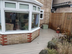 Garden Decking jet-wash