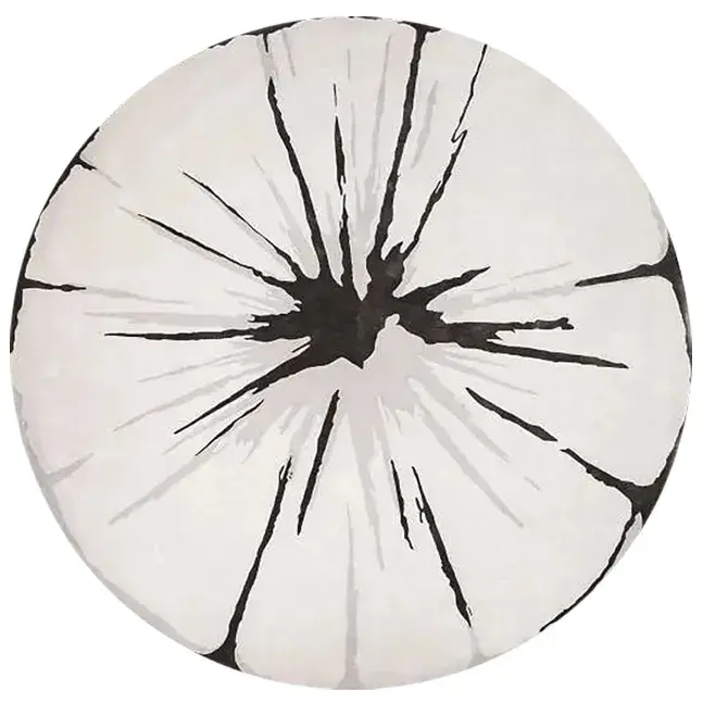 Thumbnail: Thick Non Slip Fluffy Stripe Area Rug Soft Living Room Carpet
