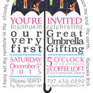 The Umbrella Women - Great Gifting Invitation graphic event invite flyer