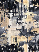 ink park pages print pattern people birds animals trees