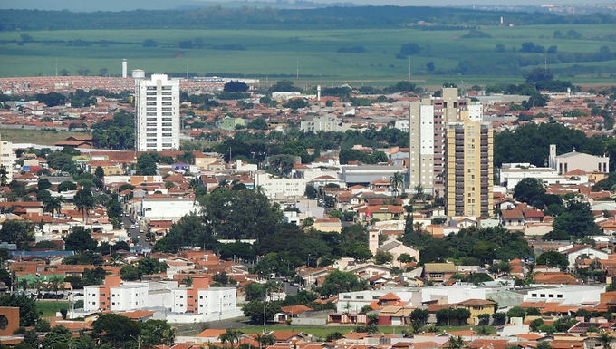 imagem aérea de Leme