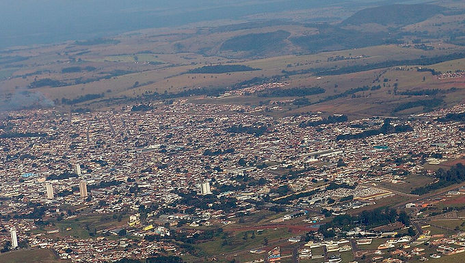 imagem aérea de Avaré