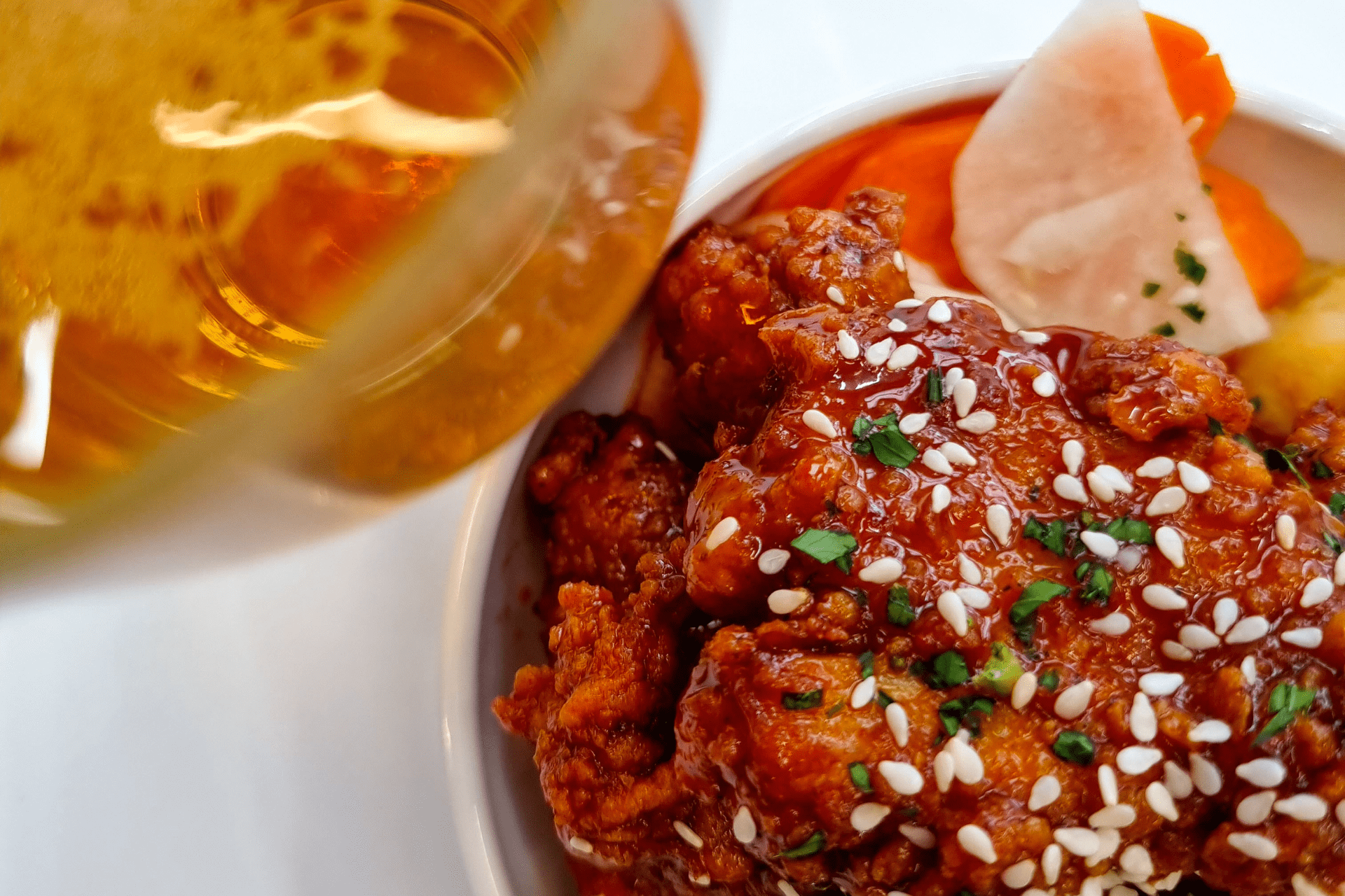Chimaek - poulet frit coréen et bière