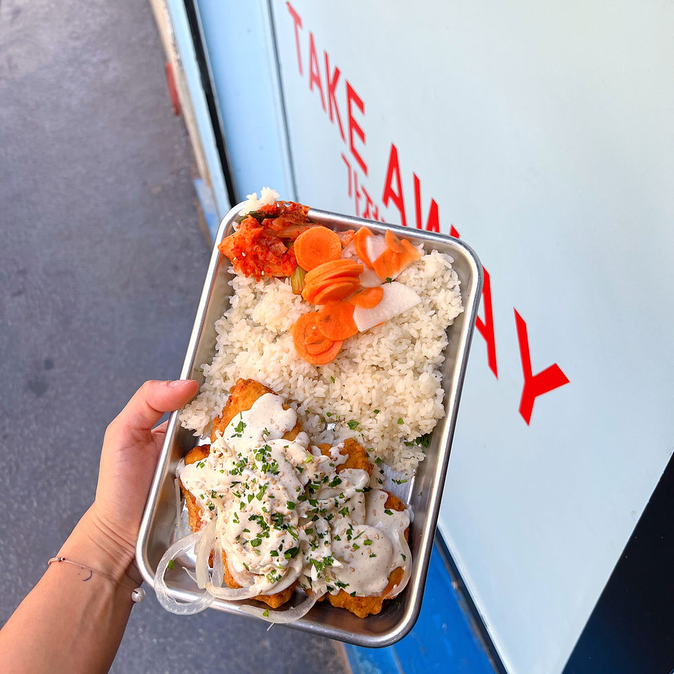 Plateau de poulet frit coréen Krispy Korean Chicken