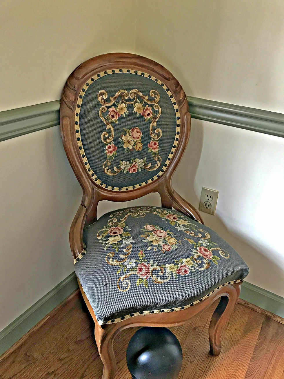 Betsy C., Parlor Chair, Before