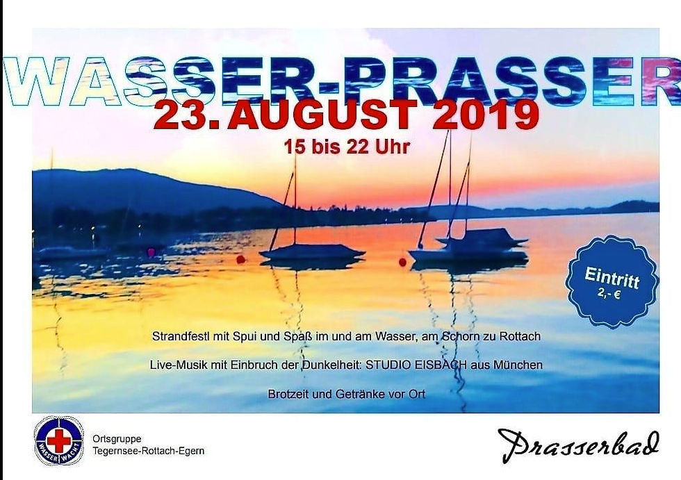 Beachparty der Wasserwacht Tegernsee