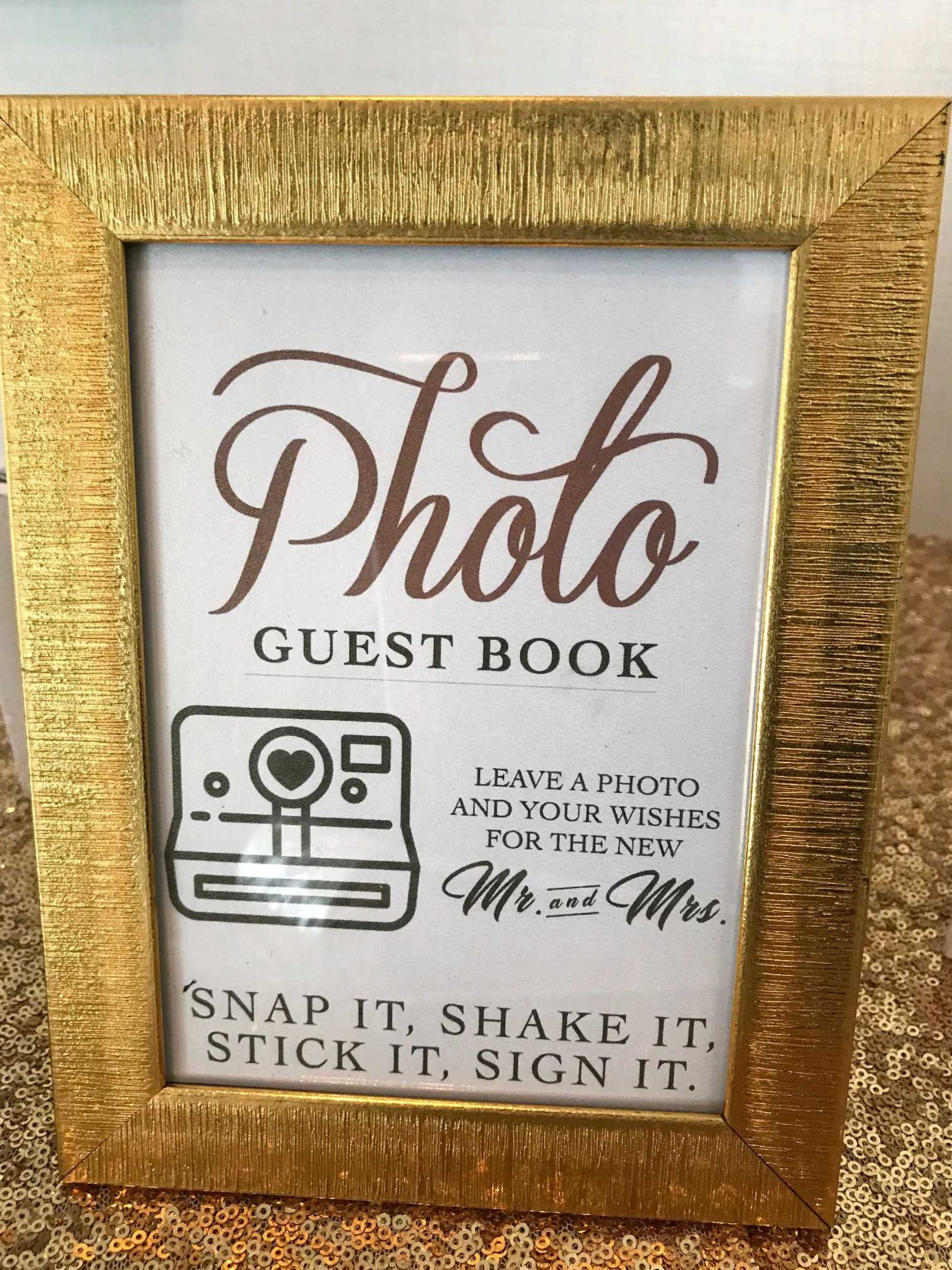 Custom Event Table Signs