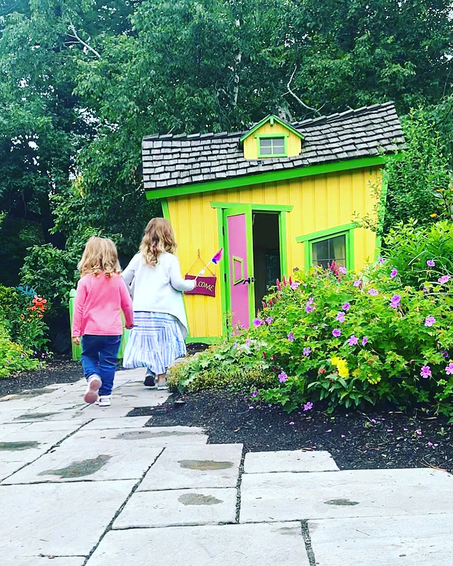 Bookworm Gardens is a meticulously tended children's garden based on childhood books.