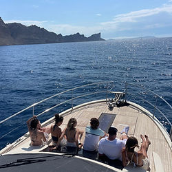 Pont avant de notre yacht