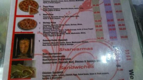 Somewhere In Kumasi Menu Prices
