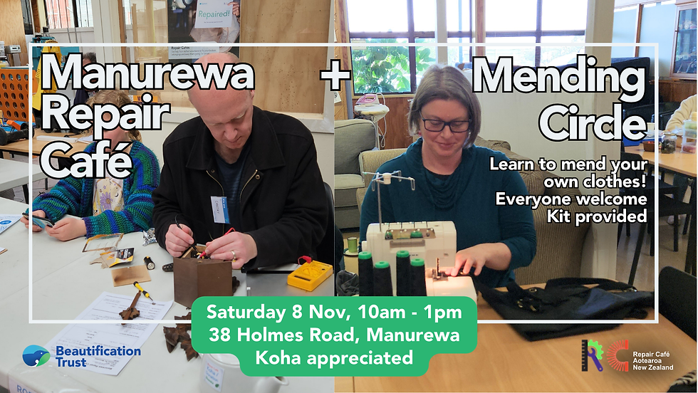 Manurewa Repair Café and Mending Circle