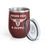 Thumbnail: Rustic Wine Tumbler with Cow Print