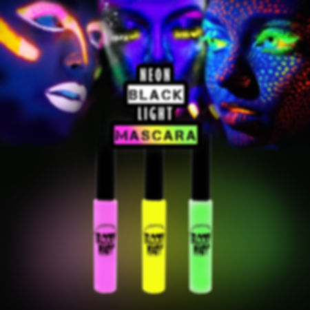 Bloody Mary's UV Neon Black Light Mascara Glow in the Dark