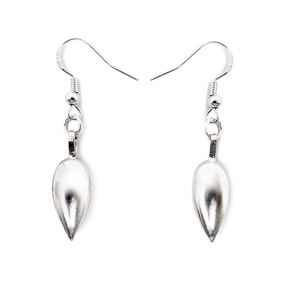 Thumbnail: Bloody Mary's Wicked Sterling Silver Vampire Fang Earrings