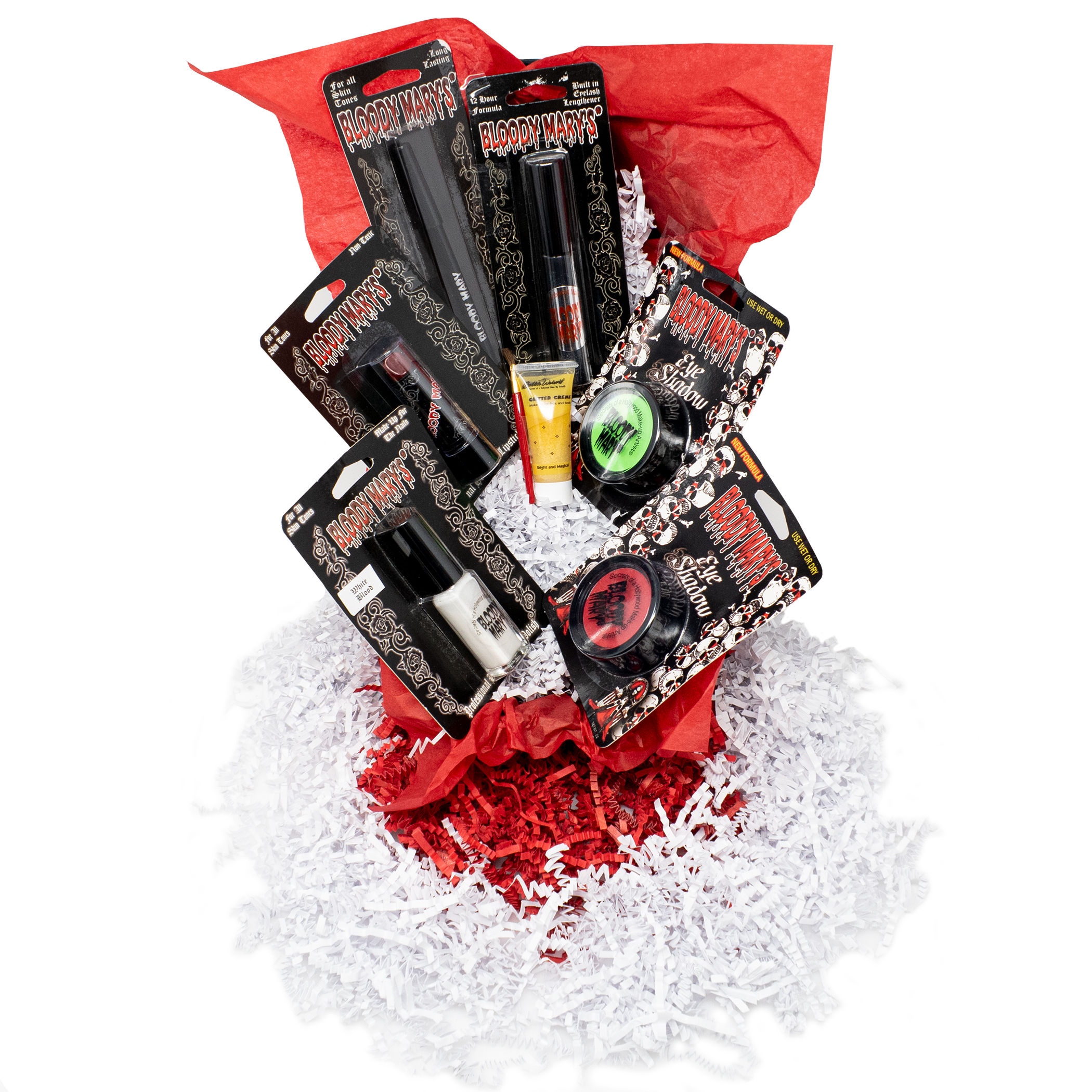 Christmas Makeup in a Coffin