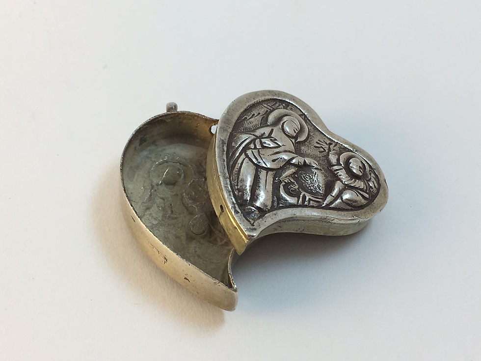 Thumbnail: Sterling Silver Christian Box Pendant