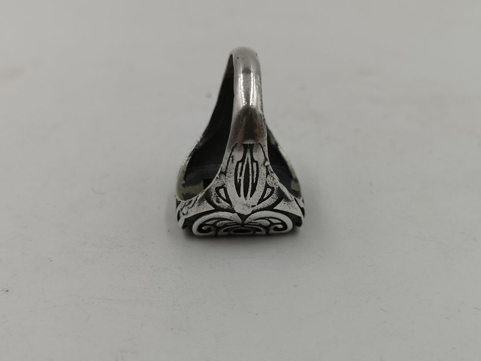 Thumbnail: Iranian agate silver ring 