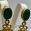 Thumbnail: Ottoman coin jade earrings 