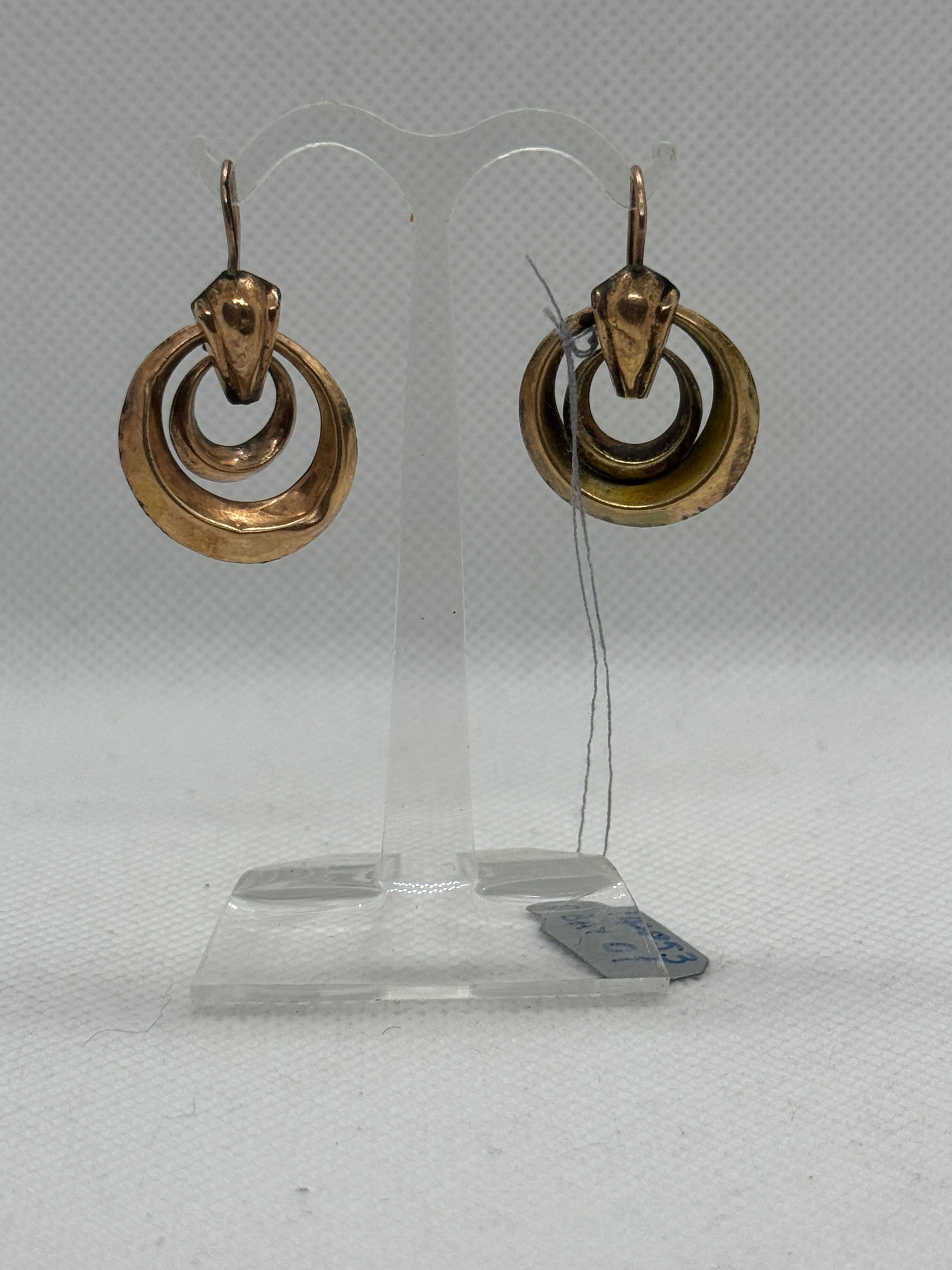 9kgold antique Istanbul earrings 