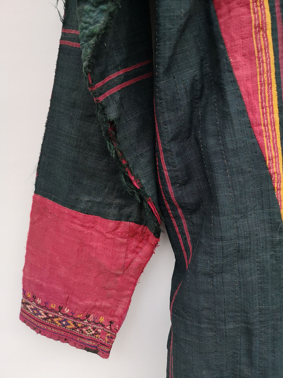 Thumbnail: Turcoman silk men's khaftan 