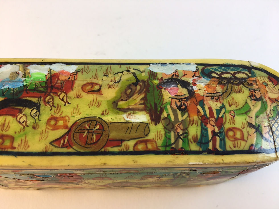 Thumbnail: Turkish Camel Bone Miniature Box