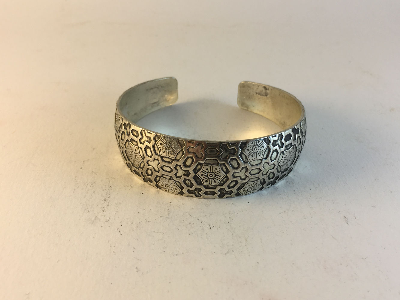 Indian White Metal Bracelet