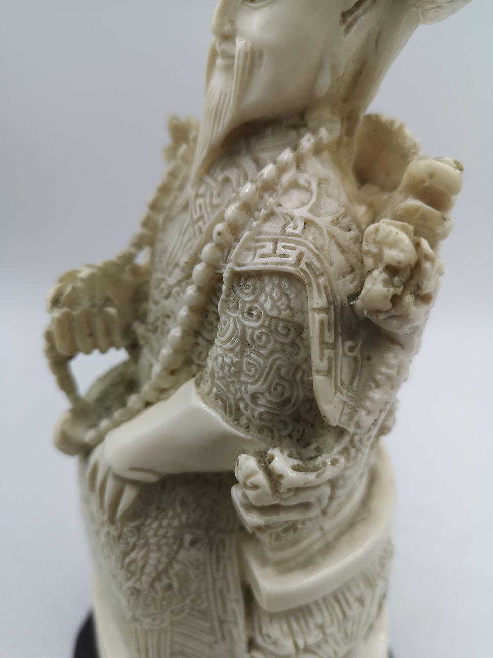 Thumbnail: 19th century ivory emperor carving