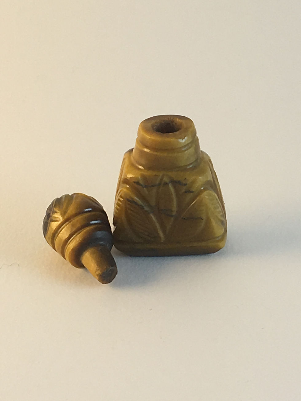 Thumbnail: Tiger's Eye Mini Perfume Bottle