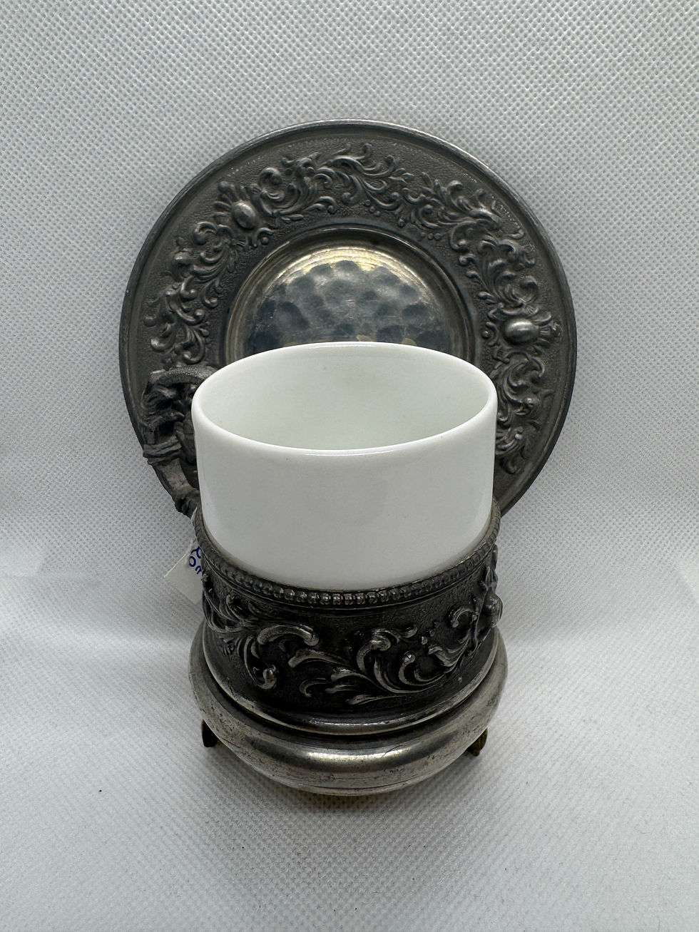 Thumbnail: Peitro silver plated metal coffee cup