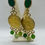 Thumbnail: Ottoman coin jade earrings 